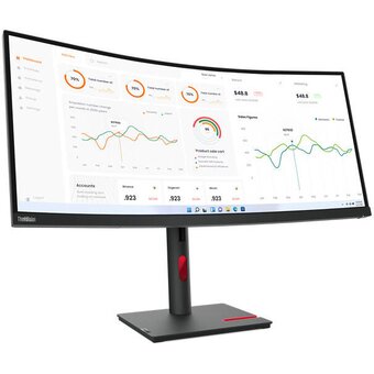  Монитор Lenovo ThinkVision T34w-30 (63D4GAT1UK) черный 