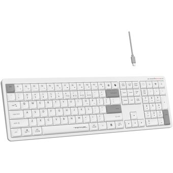  Клавиатура A4Tech Fstyler FBX55C белый 