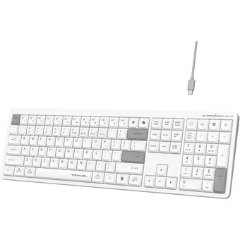 Клавиатура A4Tech Fstyler FBX55C белый 