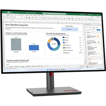  Монитор Lenovo ThinkVision P27q-30 (63A2GAT1UK) черный 