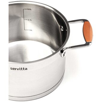  Кастрюля с крышкой Servitta Quadro Sr0116 