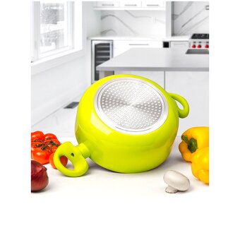  Кастрюля алюминиевая Servitta Siesta Sr0181 зеленый 