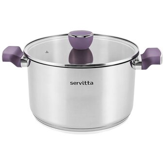  Кастрюля с крышкой Servitta Viola Sr0299 