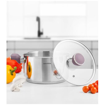  Кастрюля с крышкой Servitta Viola Sr0299 