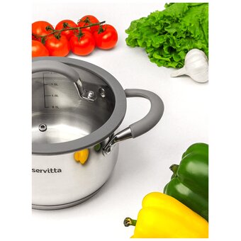  Кастрюля с крышкой Servitta Kitchen Fantasy Sr0103 