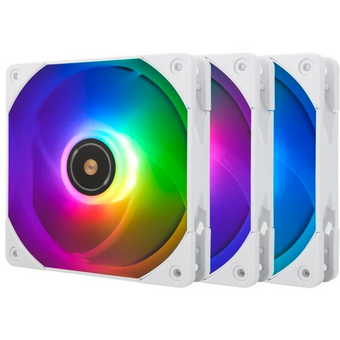  Комплект вентиляторов Thermalright TL-E12W-S (Pack of 3) (TRTLE12WS.3P) / ARGB / 120mm PWM 