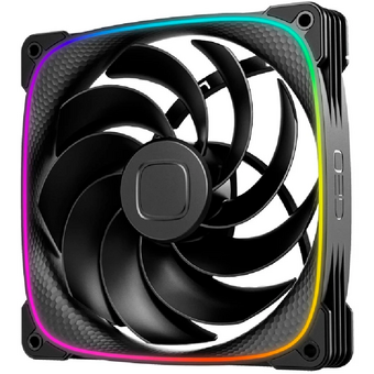  Комплект вентиляторов (3 шт.) Geometric Future Squama 2503RB-14 Reverse Black (1F2503R314000) / 140mm, PWM, 2100 RPM, 71.80 CFM, 34.0 dBA, 5V ARGB 