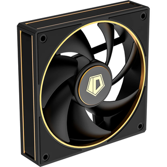  Вентилятор ID-COOLING AF-127-GDL 120x120x27мм (PWM, резиновые углы, черный, 500-2000об/мин) Box 