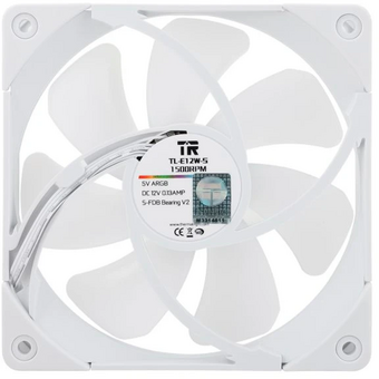 Комплект вентиляторов Thermalright TL-E12W-S (Pack of 3) (TRTLE12WS.3P) / ARGB / 120mm PWM 
