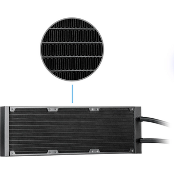  СВО Chieftec Iceberg 240 CLC-240-RGB LGA1700/1200/115X/AM5/AM4 (TDP 300W, ARGB Pump, PWM, Dual ARGB Fan 120mm) 
