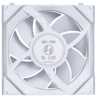  Вентилятор Lian Li UNI Fan SL Wireless LCD 120 (G99.12SLLCD1W1W.R0) / 12SLLCD1W1W White / 120x124,5x28мм (1.6” LCD, PWM, ARGB, 1900 об/мин (Max.)) 