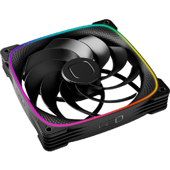  Комплект вентиляторов (3 шт.) Geometric Future Squama 2503RB-14 Reverse Black (1F2503R314000) / 140mm, PWM, 2100 RPM, 71.80 CFM, 34.0 dBA, 5V ARGB 