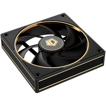  Вентилятор ID-COOLING AF-127-GDL 120x120x27мм (PWM, резиновые углы, черный, 500-2000об/мин) Box 
