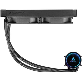  СВО Chieftec Iceberg 240 CLC-240-RGB LGA1700/1200/115X/AM5/AM4 (TDP 300W, ARGB Pump, PWM, Dual ARGB Fan 120mm) 