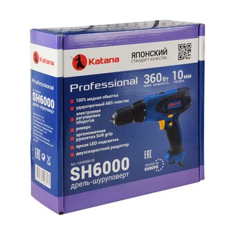  Дрель-шуруповерт Katana KSH6000.00 
