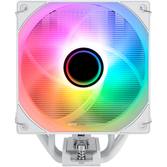  Кулер Thermalright Assassin Spirit 120 Vision White ARGB (AS120-Vision-WH-ARGB) Soc-AM5/AM4/1200/1700/1851 белый 4-pin 27dB Al+Cu LCD Ret 