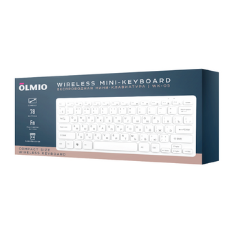  Клавиатура Olmio WK-05 White 