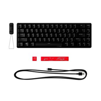  Клавиатура игровая HP HyperX Alloy Origins 65 Aqua RUS 56R64AA#ABA 