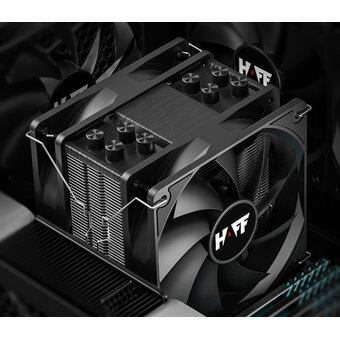  Вентилятор ID-COOLING SE-214-XT Haff Eco Intel LGA1851/1700/1200/115X, AMD AM5/AM4, 200W, PWM 4-pin 