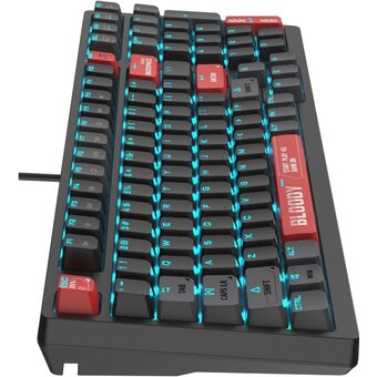  Клавиатура A4Tech Bloody AT98 черный/красный 