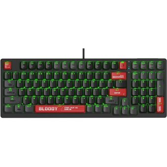  Клавиатура A4Tech Bloody AT98 черный/красный 