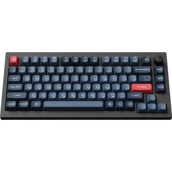  Клавиатура Keychron V1 (V1M-D3-RU) Max Black, RGB, Hot-Swap, Knob Version, Brown Switch 
