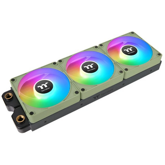  Вентилятор Thermaltake CT120 EX Sync Matcha Reverse ARGB (CL-F198-PL12MG-A) (упак. 3шт) 120х120x25 зеленый 4-pin 31.2дБ Ret 