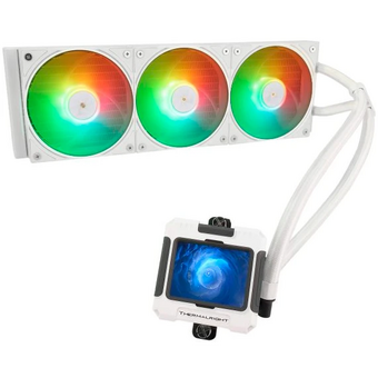 СВО Thermalright Frozen Warframe 360 White ARGB (F-WFRAME-360-WH-ARGB) Soc-AM5/AM4/1200/1700/1851 белый 4-pin 29.8dB Al LCD Ret 
