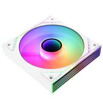  Кулер Thermalright TL-M12W-S (120x124x25mm, 4-pin PWM, ARGB, 47.6CFM, 23.2dBA, 1500RPM, White) 