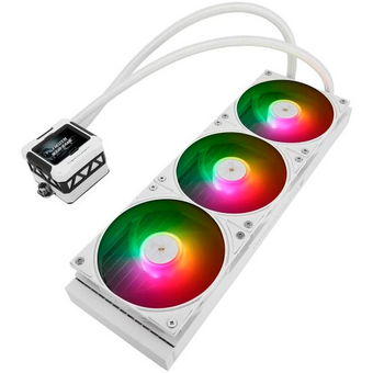  СВО Thermalright Frozen Warframe 360 White ARGB (F-WFRAME-360-WH-ARGB) Soc-AM5/AM4/1200/1700/1851 белый 4-pin 29.8dB Al LCD Ret 