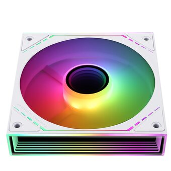  Кулер Thermalright TL-M12W-S (120x124x25mm, 4-pin PWM, ARGB, 47.6CFM, 23.2dBA, 1500RPM, White) 