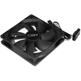  Вентилятор CBR CBR-CF-8025-1600B, 80*80*25мм, 3-pin+molex, 1600 RPM, 30 CFM, 24.6 dBA 