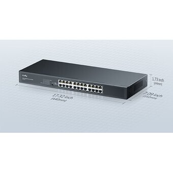  Коммутатор неуправляемый Cudy GS1024L (L2) 24x1Гбит/с 