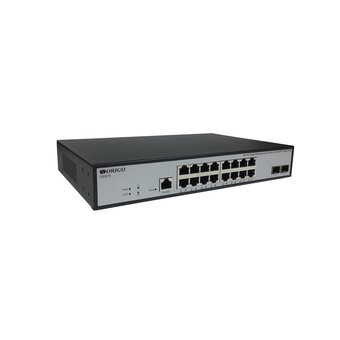  Коммутатор управляемый Origo OS3218 OS3218/A1A 16x1Гбит/с 2SFP+ 