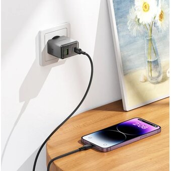  СЗУ BOROFONE BN20 Lena PD35W1C1A charger EU серый 