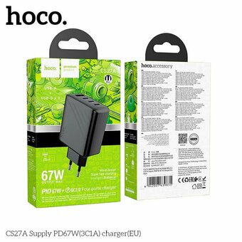  СЗУ HOCO CS27A Supply PD67W3C1A черный 