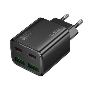  СЗУ HOCO N56 Fundador four-port PD30W (2C2A) black 