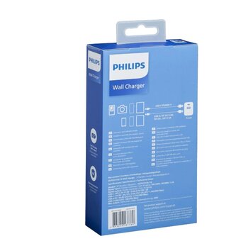  СЗУ Philips DLP5331CB/74 1 разъем USB-C + 1 разъем USB-A 240Вт 1.5A черный 