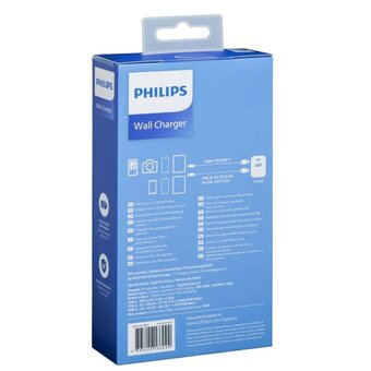  СЗУ Philips DLP4327CB/70 1 разъем USB-C +1 разъем USB-A 240Вт 1.5A черный 