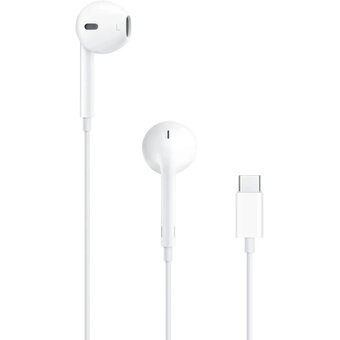  Наушники Apple EarPods A3046 MYQY3FE/A USB Type-C белый 