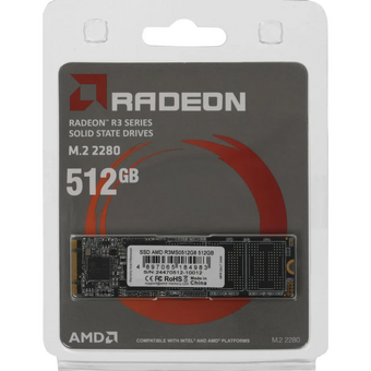  SSD AMD Radeon R3 Series R3MS0512G8 M2.2280 512GB 