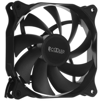  Кулер PcCooler DN 120 3in1 (120x120x25mm, 3-pin, 44.31CFM, 18dBA, 1200RPM, Black, 3pcs) 