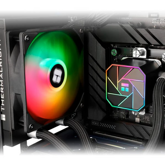  СВО Thermalright Aqua Elite Black 120 ARGB V3 (A-Elite-BL-120-ARGB-V3) 120mm, Fans 1x120mm, 66.17CFM, 25.6dBA, 1500RPM 