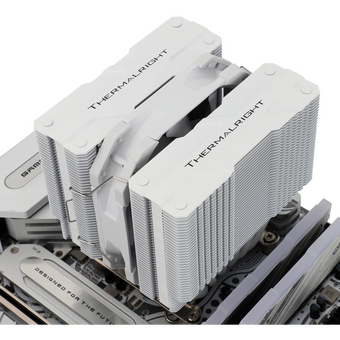  Кулер Thermalright Peerless Assassin 120 Mini White LGA115X/1200/1700/AM4/AM5 (Dual Tower, 120mm PWM Fan, медное основание, 6 тепл. трубок 6мм) 