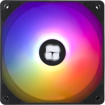  Кулер Thermalright TL-C12C-S, ARGB (120x120x25mm, 4-pin PWM, 66.17CFM, 25.6dBA, 1550RPM, Black) 
