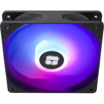  Кулер Thermalright TL-C12C-S, ARGB (120x120x25mm, 4-pin PWM, 66.17CFM, 25.6dBA, 1550RPM, Black) 