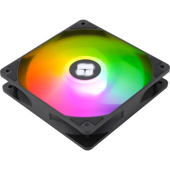  Кулер Thermalright TL-C12C-S, ARGB (120x120x25mm, 4-pin PWM, 66.17CFM, 25.6dBA, 1550RPM, Black) 