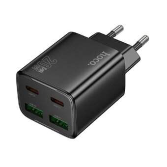  СЗУ HOCO N55 Fundador four-port PD20W (2C2A) charger EU черный 