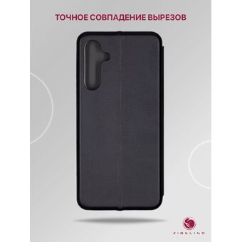  Чехол книжка Book для Samsung Galaxy A16 (4G/5G) (A165/A166) с рисунком, с магнитом, черный с принтом МЕДВЕДЬ ПАСТЬ, с защитным лаковым покрытием (Самсунг Галакси A16) 
