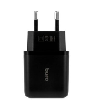  Сетевое зарядное устройство Buro BUWH1 (BUWH15S200BK) 15.5W 3.1A 2xUSB черный 
